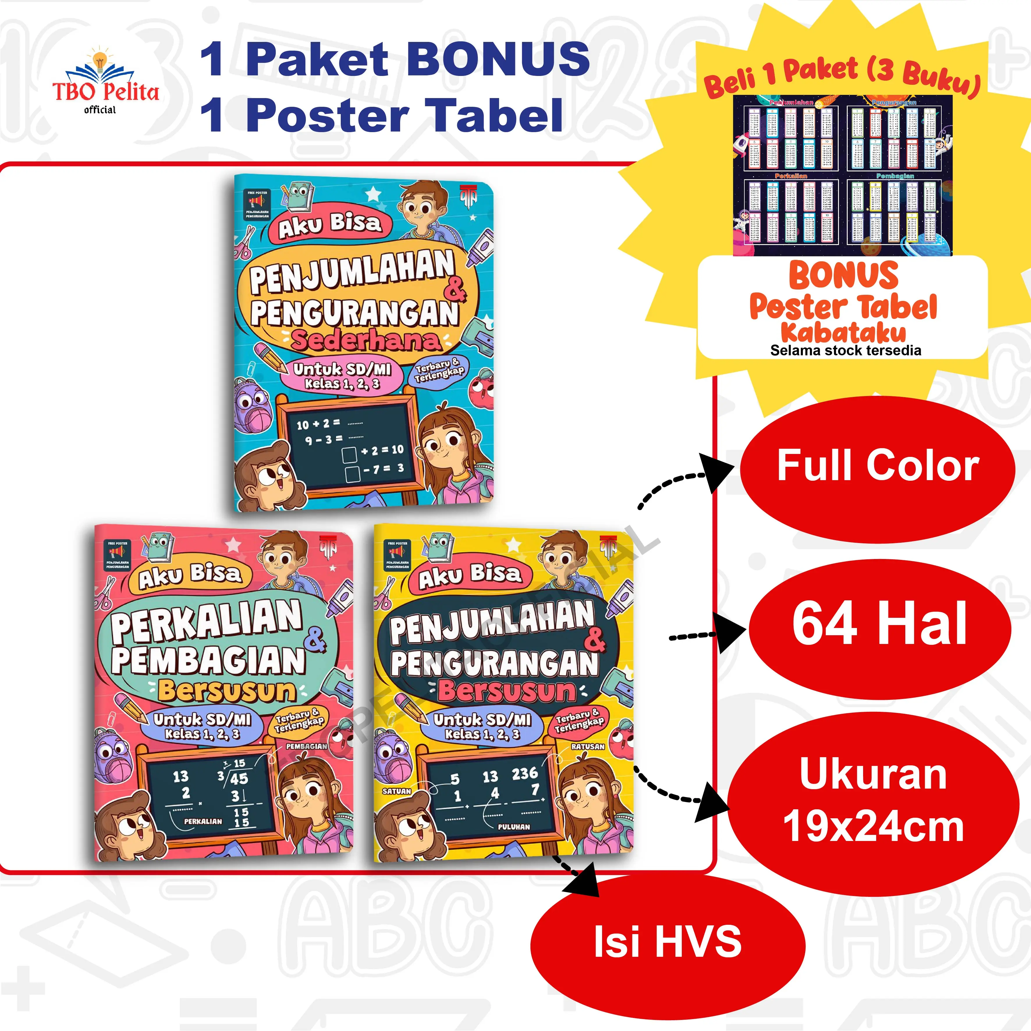 Paket 3 buku + BONUS