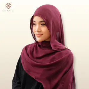 Pashmina Viscose Basic Modal Airflow Lembut Adem Jatuh Sattka Basic