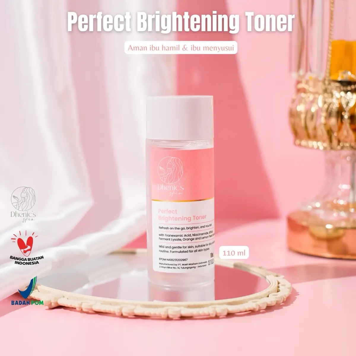 Dhenic's Skin Toner Perfect Brightening [BPOM]