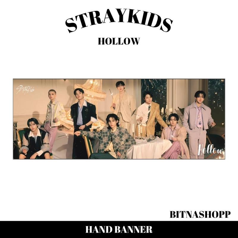 KARTU HAND BANNER STRAY KIDS DOMINATE KPOP UNOFFICIAL BANGCHAN LEEKNOW ...