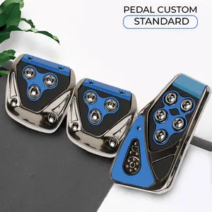 Car Cover Set Pedal Mobil Injak Kaki Universal Pedal Mobil Manual Anti Slip Berkualitas