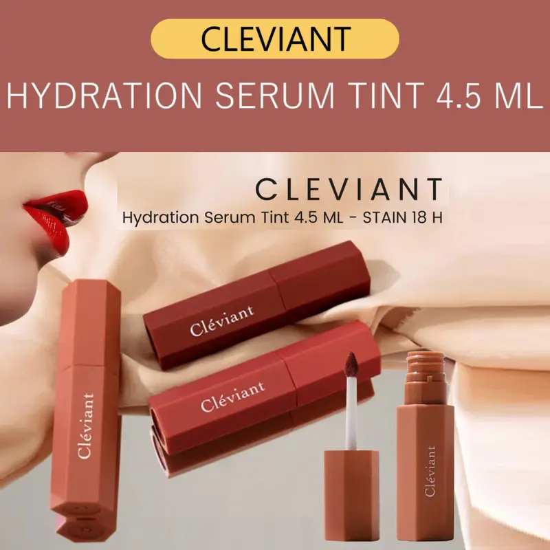 Cleviant Hydrating Lip Tint Serum 4.5ml stain 18 hours 0