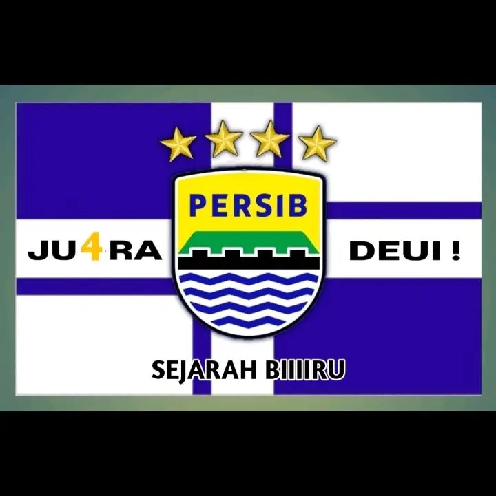FULLPRINT BENDERA PERSIB BANDUNG JUARA 90 cm  kualitas premium 1