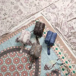 Full Set Mukena Parasut Premium Motif + Sajadah Traveling Mini Pouch 2in1 Muslim Dewasa Hampers Cantik Nyaman