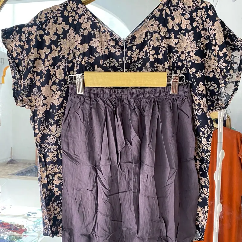 Babydol pendek Rayon Halus Jumbo muat LD 120 Wanita 6