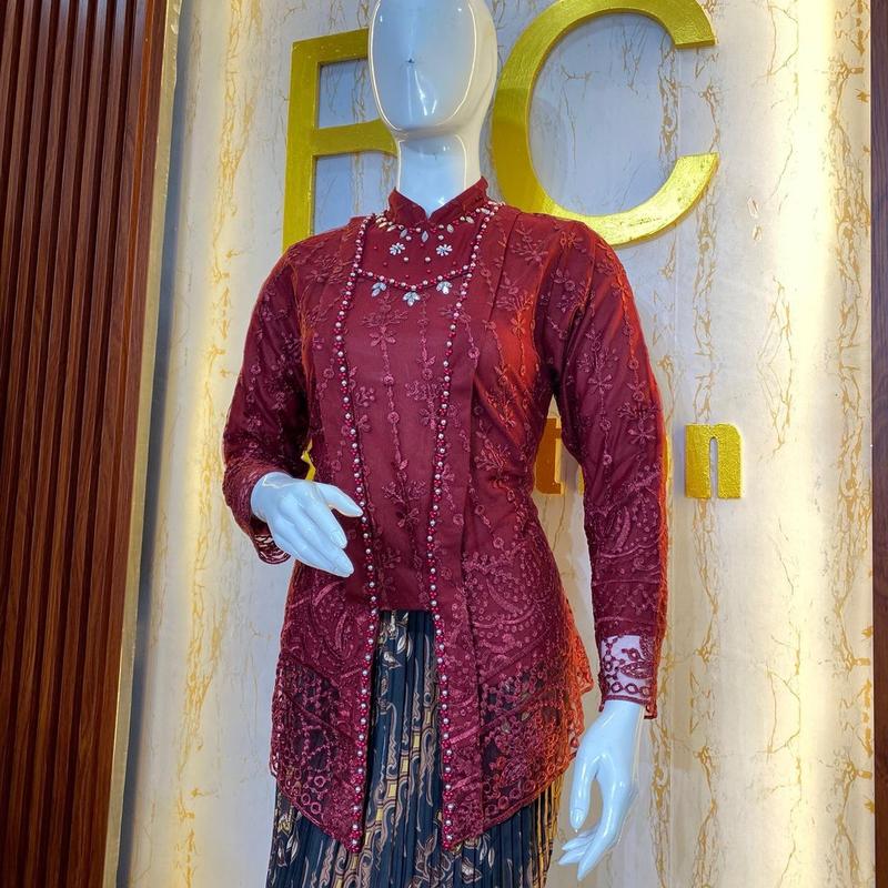 ￼kebaya kutu baru sanghai/kebaya modern/kebaya wisuda/kebaya tile/kebaya pesata 7