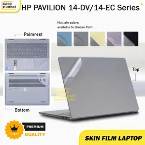PELINDUNG / FILM for Laptop HP Pavilion 14 14-DV 14-EC Series dv2000tx dv2014tu dv0054tu ec0013au ec0035au ec0014au Garskin Karbon Colorfull Matte Transparan Protective Back Anti Jamur Sticker Anti Lecet
