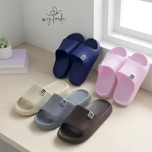 CLOOS 555 SANDAL RUMAH SLOP WANITA DAN PRIA LOGO SMILE COLORS FULL BAHAN EVA PREMIUM sandal  slipper  wanita