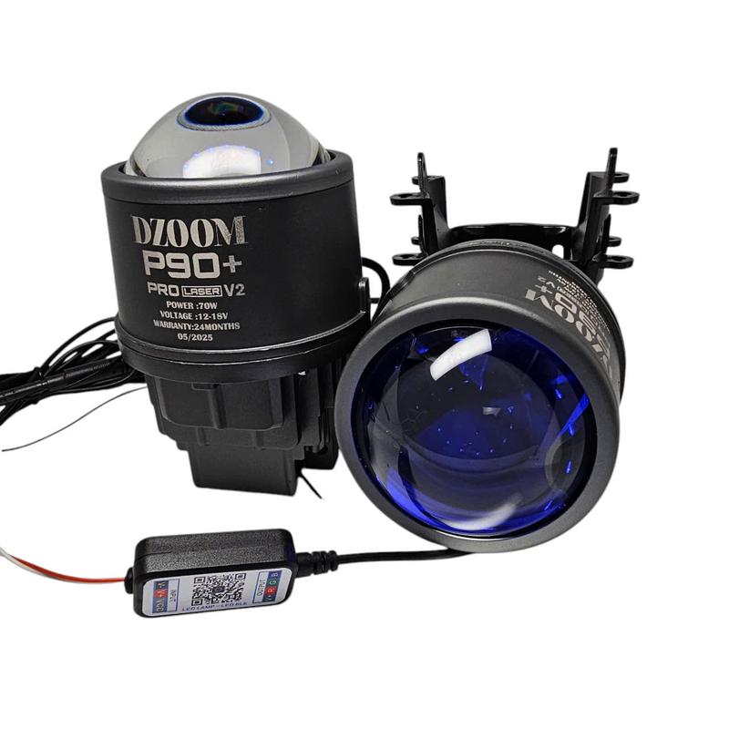 Đèn bi gầm 3 MÀU P90+ LASER PHIÊN BẢN NÂNG CẤP  THÊM MẮT QUỶ ĐỔI MÀU CHỐNG NƯỚC BẢO HÀNH 24 THÁNG 3