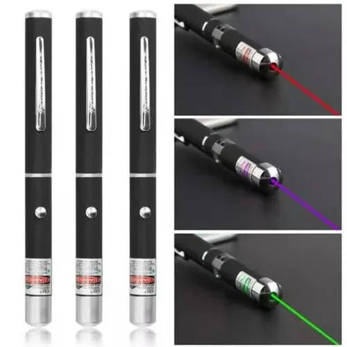Laser Pointer Pen Presentasi High Power Baterai AAA 5mw Beam Hijau - ZY0001 1