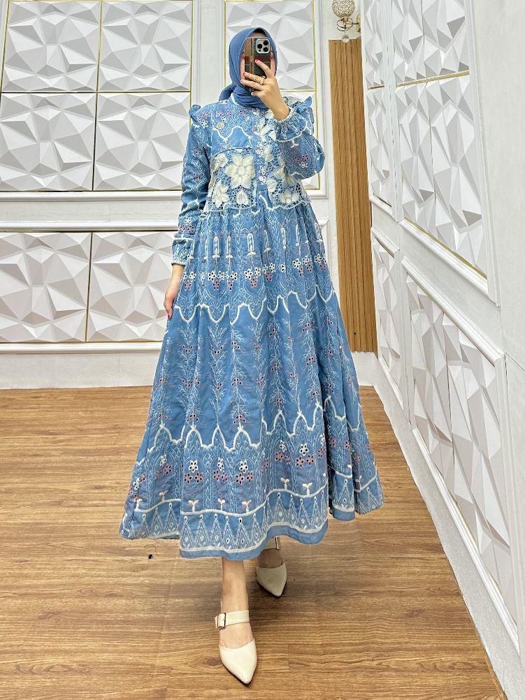 Product Introduction of Ataya midi dress terbaru original unisha 6