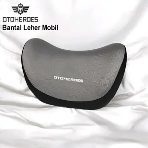 OTOHEROES Bantal Leher Jok Kursi Mobil Ergonomic Car Headrest Premium Memory Foam Empuk Car