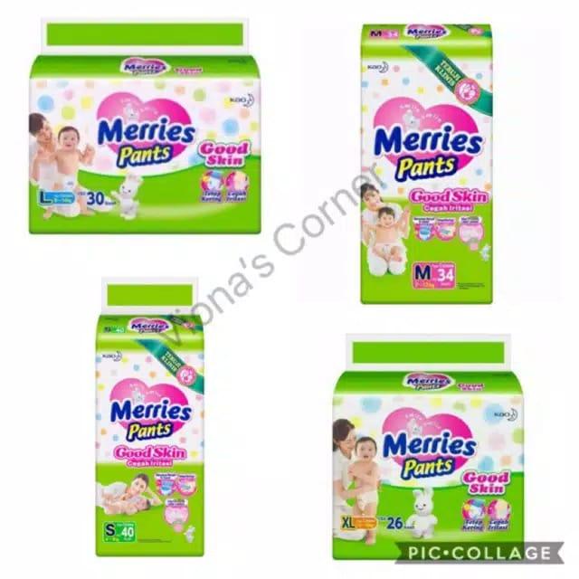 Merries P Merries Good Skin Popok Celana Pants S40/M32/L28/XL26 - Shop | Tokopedia