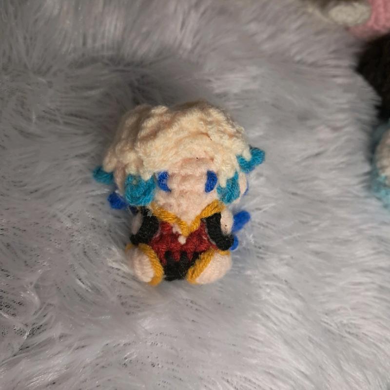 KEYCHAIN BLUE LOCK CHIBI CHARACTER AMIGURUMI || GANTUNGAN KUNCI BLUE LOCK 0
