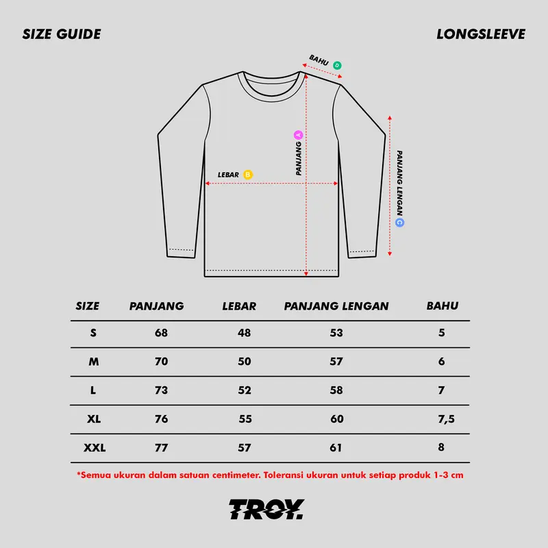Troy Company Tshirt Longsleeve White Cute Spooky - Kaos Lengan Panjang Putih LS 2807 3