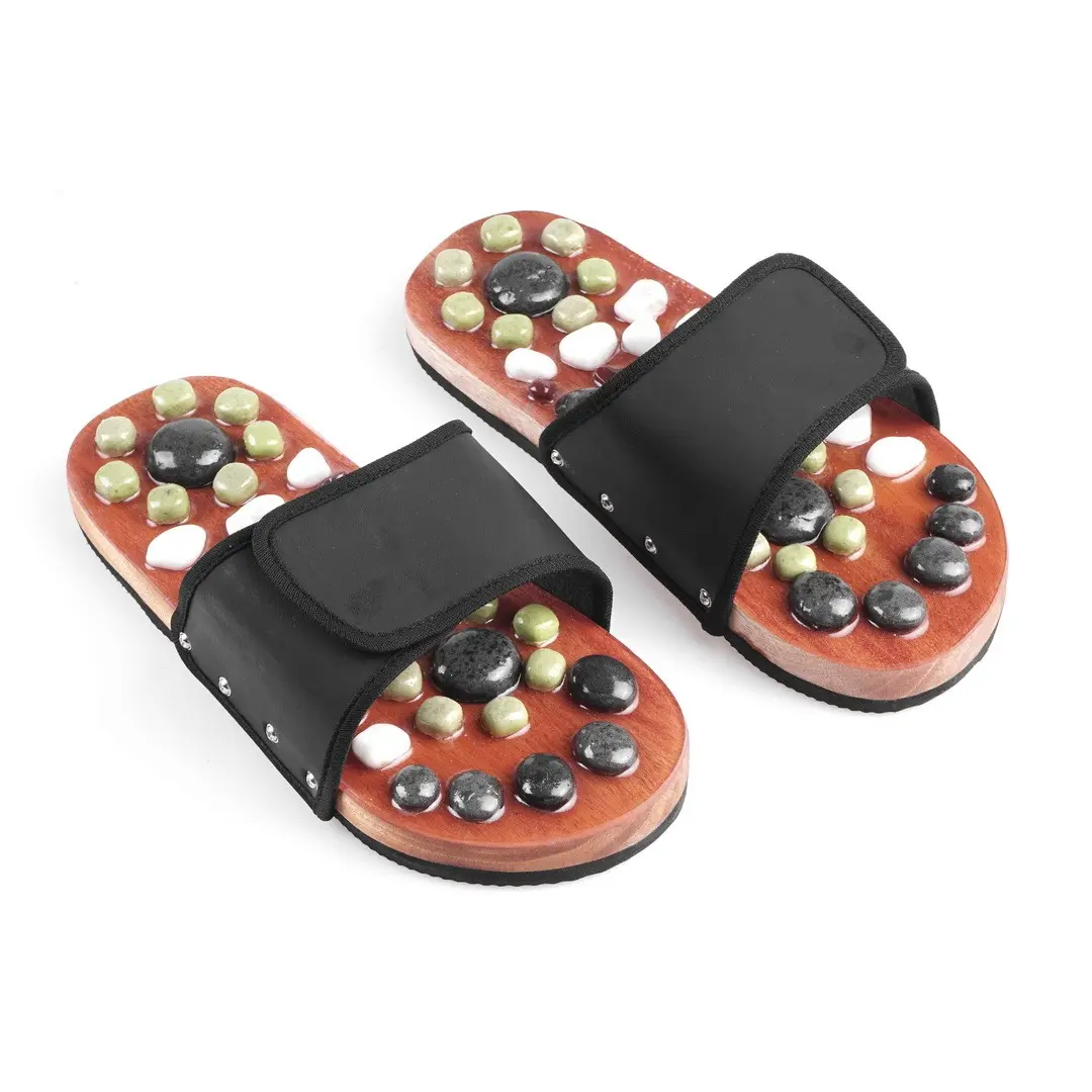 Sandal Refleksi Kesehatan Pesack Batu Alam Terapi Rematik Kasual Pria Wanita - Therapy, Sendal Shoes Pantai