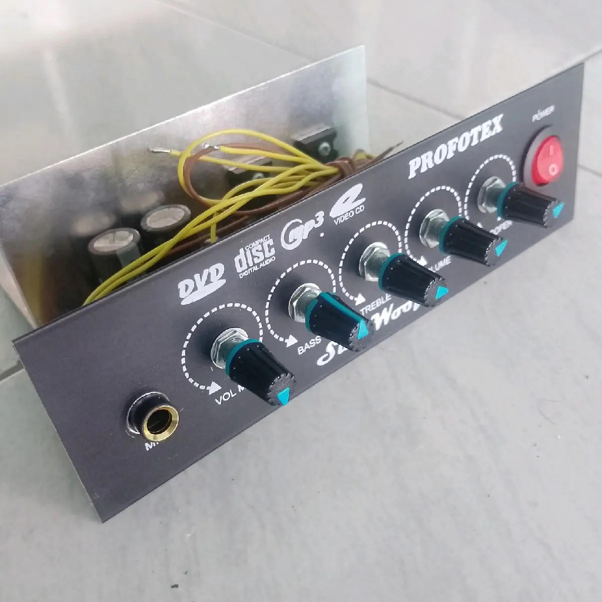Kit ampli amplifier aktif speaker mono tip 2955 3055 dengan filter subwofer Amplifier Rumah