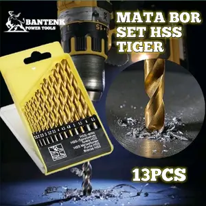MATA BOR HSS DRILL BIT 13PCS/SET MATA BOR 13PCS MATA BOR BESI