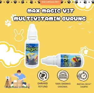 Max MagicVit Burung | Multivitamin untuk burung