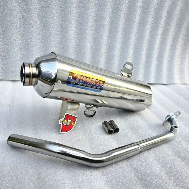 Knalpot Standar Racing JIMSCO Original Pipa 26-28mm Nmax Aerox PXC Vario Beat Mio X ride Lexi Genio copy cms Motor Mesin Motorcycle Pangkon Tabung 1
