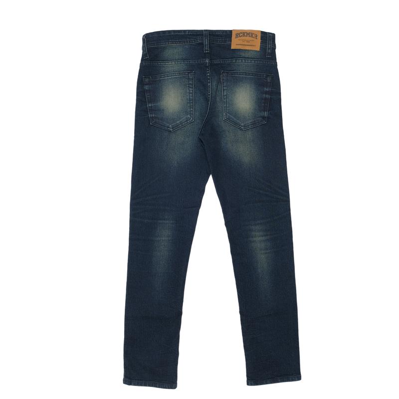 Rockmaker Celana Denim Selvedge Accent Emerald Slim Fit Jeans 6