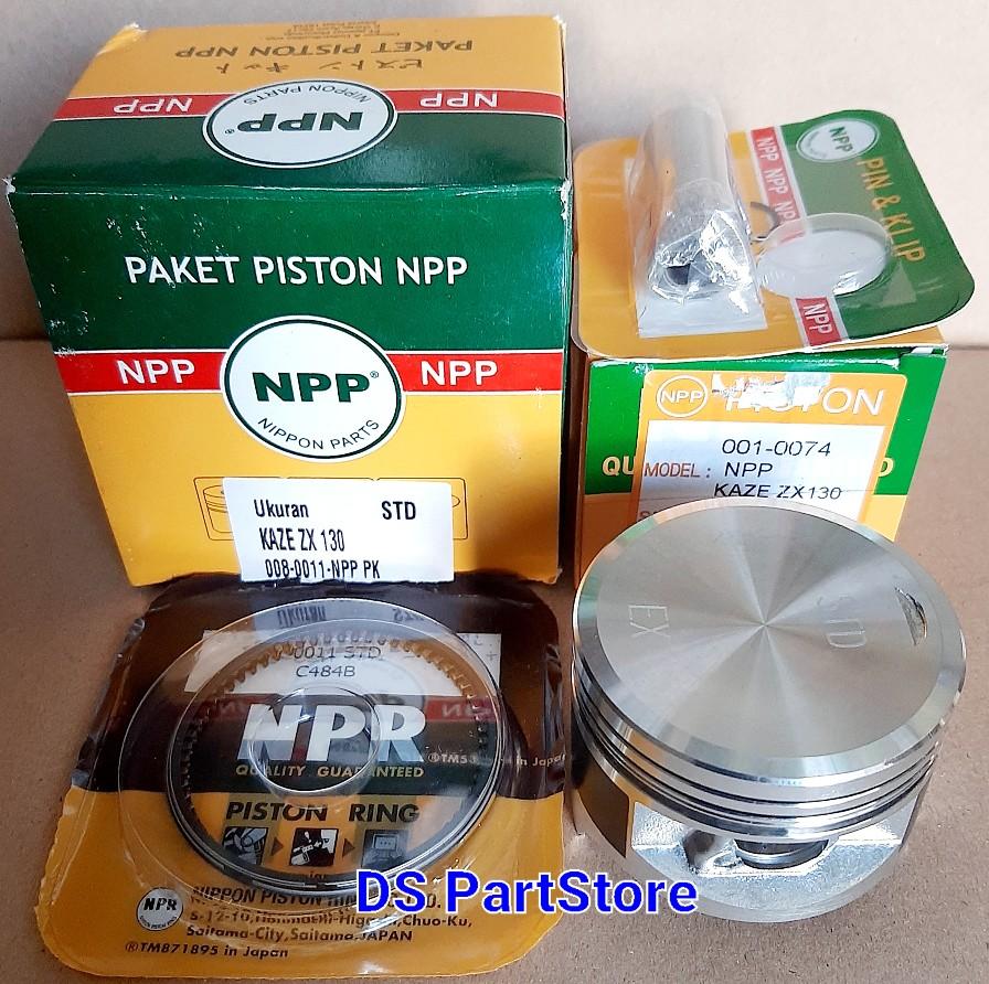 Jual PISTON KIT SET NPP KAWASAKI KAZE ZX 130 ( STD / 025 / 050