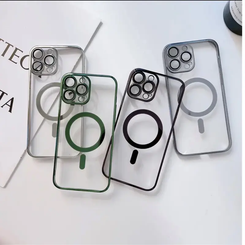 ULTRA PLATED MAGSAFE WITH LENSPRO ELECTRO METALIC Case iPhone 15 14 13 12 11 PRO MAX iPhone 14 PLUS 5