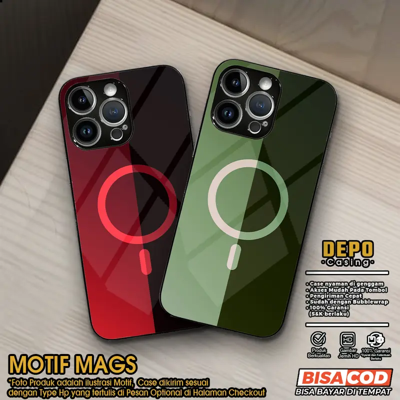 Casing Hp MAGS Depo Casing Premium Glossy Case Hp Custom Case Anime Lucu Kesing Hp Keren Cassing Hp Hardcase Softcase Silikon Smartphone 3