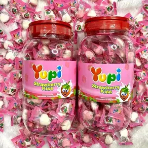 Yupi Strawberry Kiss - Permen Kẹo Strawberry lezat untuk Anak anak dan Dewasa