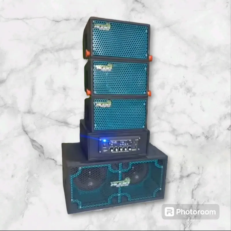 Paket sound system miniatur ruangan keluarga full grill, dengan Speakers, Bass, Bluetooth,  Subwoofer Amplifier Wireless Accessories Laptop 4