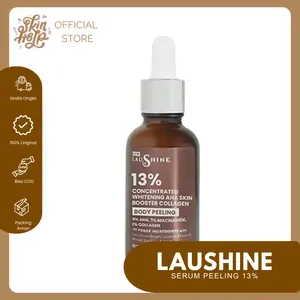 SERUM PEELING LAUSHINE SERUM  |BODY PEELING 13% CONCETRAD | NIGHT ROUTINE Mencerahkan,Tubuh,Ekfoliasi,Niacinamide