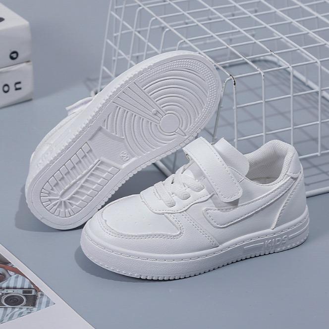 Giày Cao Su, Màu Trắng, Dành Cho Trẻ Em, Unisex, Thời Trang, Giày Thể Thao, Hàng Mới Về 2