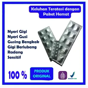PAKET HEMAT ANTI SAKIT GIGI DAN GUSI BENGKAK
