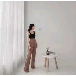 Flare Celana cutbray scuba wanita terbaru new fashion Panjang Dewasa