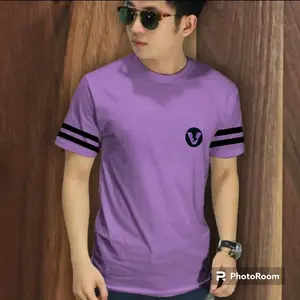 Kaos Pria Distro lengan pendek Second 8 Grey Tshirt Casual