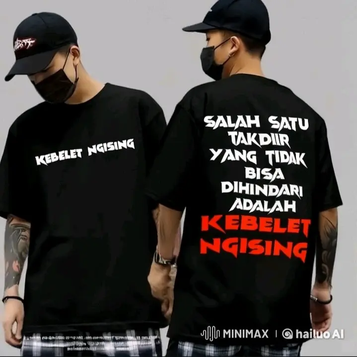 Kaos Kata-Kata Pendek Katun Lembut Sablon Distro Baju - Bajudistro - Wanita, Pria 4