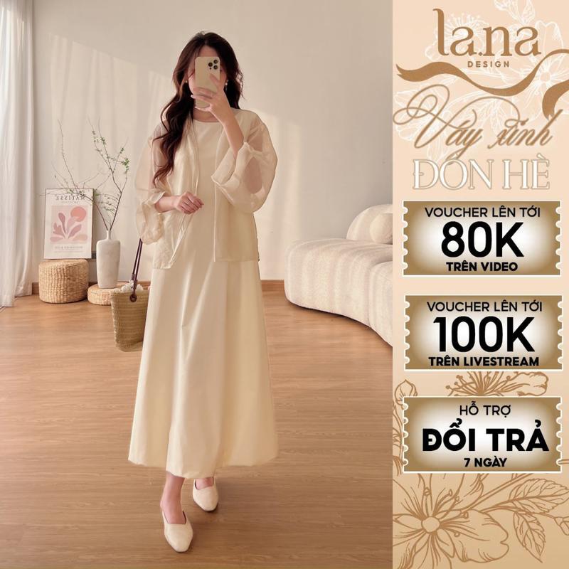 Set Váy Nữ thiết kế LA.NA tiểu thư phong cách bánh bèo đi chơi và du lịch - SV1683