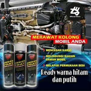 RUBBERIZED UNDERCOAT Flinkote Spray 500ml-Spray Anti Karat  untuk perawatan lapisan bagian bawah pada kendaraan Bermotor