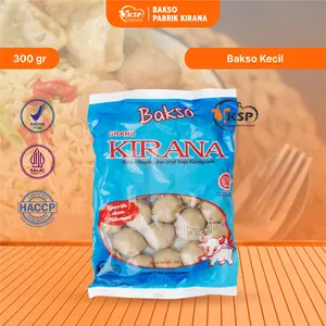 Bakso Kecil Grand Kirana Isi 25 Berat 300Gram Umur Penyimpanan 6 Bulan Rebus Goreng Panggang  Daging