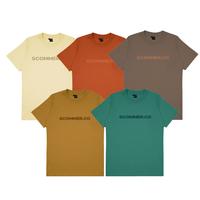 Gambar Scommer T-Shirt FLOKING Brown,Almond,Orange,Mint Green,Beige - Beige, S dari SCOMMER Kota Metro 1 Tokopedia