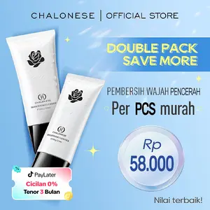 { CHALONESE } Pembersih Wajah Brightening Cleanser Facial Wash 100ml Travelsize Mencerahkan & Membersihkan Kulit Lembut & Halus dengan Niacinamide