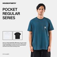 Gambar House of Smith T Shirt Pocket Regular - Kaos Pria Lengan Pendek dari HOUSE OF SMITH Kab. Bandung 3 Tokopedia