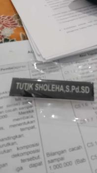Product Review of NAMA DADA/NAME TAG AKRILIK RESIN FULL WARNA DAN LOGO WARNA from t**o 0