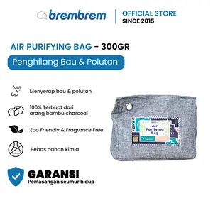 HIRODIO Air Purifier 300GR Penghilang Bau & Polutan Mobil Car Deodorizer Bamboo Charcoal 100% Alami untuk Mobil Toilet Dapur Kamar