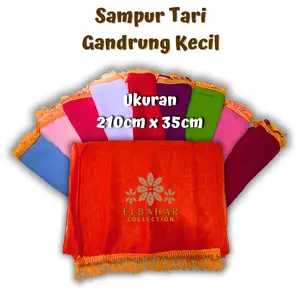 Sampur Gandrung Banyuwangi Selendang Tari Gandrung Sampur Gombyok Rumbai Renda