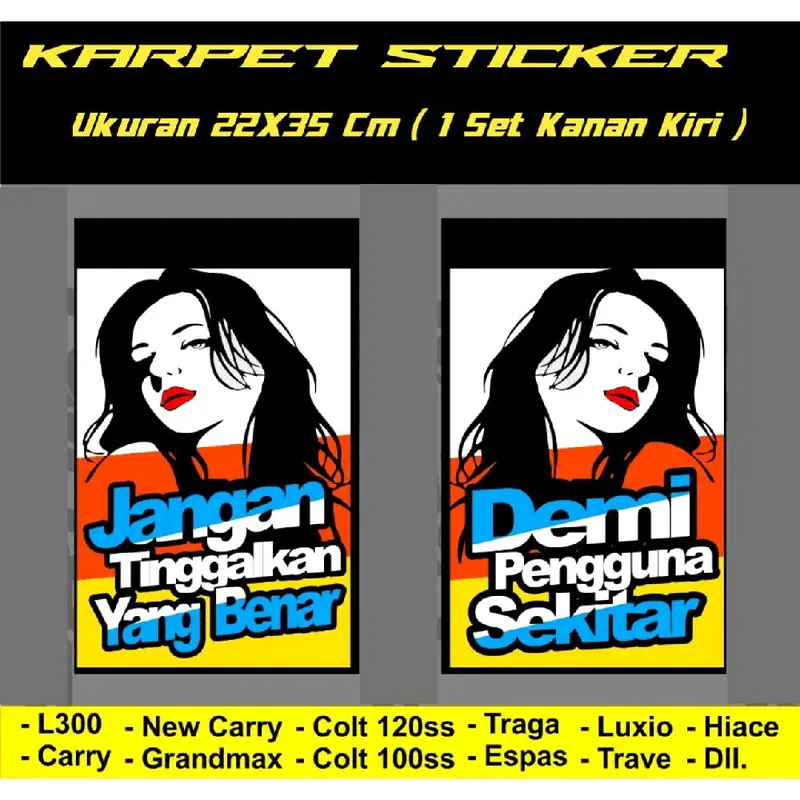 Karpet/Kepet Lumpur Roda Belakang Pick Up 1 Set Kanan Kiri 2