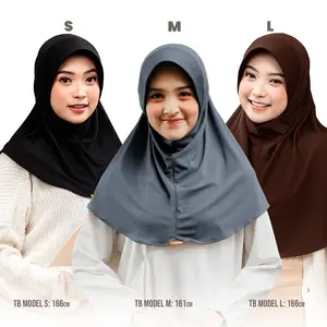 Eltu Hijab - Kaila Bergo Spandex Premium Hijab Sekolah Ukuran S M L