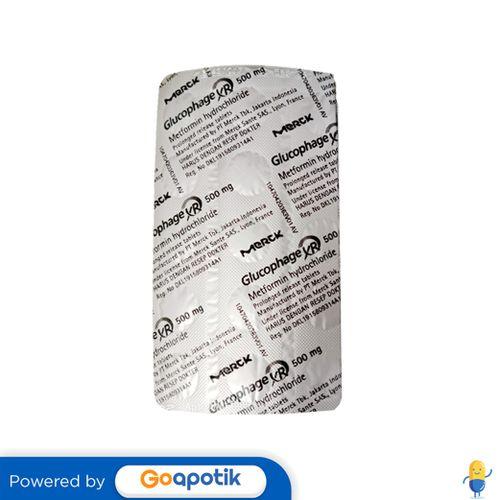 GLUCOPHAGE XR 500 MG STRIP 15 TABLET