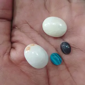 Batu akik mani gajah putih / natural calcite asli bisa jalan di air cuka