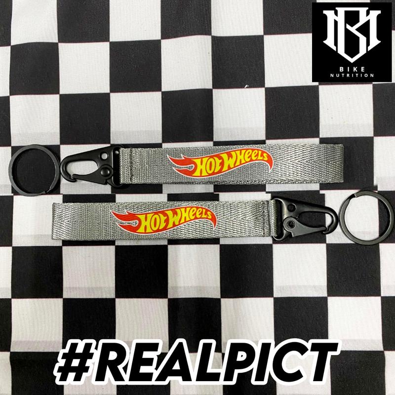 GANTUNGAN KUNCI HOTWHEELS KEYCHAIN HOT WHEELS FACE KEY CHAIN HOTWHEELS BAHAN LANYARD NYLON BIKIN KECE DAN STYLISH BONUS GANTUNGAN KUNCI KAIN WEBBING 7
